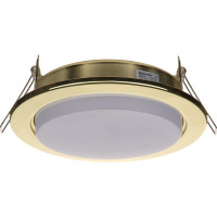Встраиваемый светильник TDM ELECTRIC СВ 01-07 GX70-H5, 220 В, 50 Гц, без рефл., золото SQ0359-0073