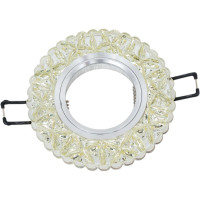 Светильник встраиваемый 50Вт G5.3 LED подсветка 3 Вт TDM ELECTRIC зеркальный/хром SQ0359-0137