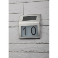 Номер дома с подсветкой ЭРА ERAFS04809 на солнечной батарее, 2LED Б0044249