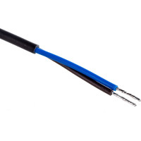 Шнур для бра ЭРА UXШВВП1,8mB, 2x0.5мм2, 1,8м, без выключателя, черный, 2.5A Б0044070