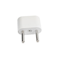 Переходник TDM ELECTRIC тип CEE 7/17 - тип А/F, плоский, 10 А максимум, 250 В, белый SQ1806-0087