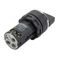 Моноблочный переключатель Emas 22 мм, IP 40, 1НО+1НО с фиксацией, MB101S20