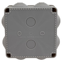 Коробка распределительная TDM ELECTRIC 110х110х70мм, крышка на винтах, IP55, 8 входов SQ1401-0124