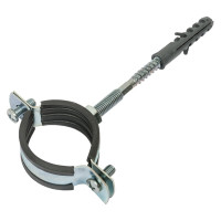 Сантехнический хомут РемоКолор шпилька + дюбель, 1 1/4, диаметр 40-45 мм 47-5-042