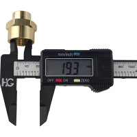 Муфта латунная переходная пневмо 1/2" ВР х 1/4" ВР, 5 шт HG 1644729