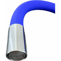 Смеситель для кухни Rainsberg с гибким силиконовым изливом, синий R3193F-3