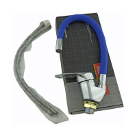 Смеситель для кухни Rainsberg с гибким силиконовым изливом, синий R3193F-3