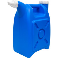Канистра-лейка с дополнительным горлышком для слива синяя 15 л Radivas G1-3-001