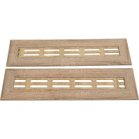 Универсальные боковины для экрана STELLA МДФ дуб винтаж, упаковка 2 шт 00-00000178