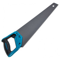 Ножовка по дереву GROSS PIRANHA, 450 мм, 7 TPI, 3D-зуб, тефл. покрытие, 2-х комп. рукоятка 24114
