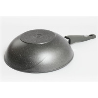 Сковорода ВОК Мечта АП Гранит 28 см, со съемной ручкой и стеклянной крышкой с078701