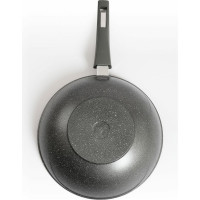 Сковорода ВОК Мечта АП Гранит 28 см, со съемной ручкой и стеклянной крышкой с078701