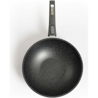 Сковорода ВОК Мечта АП Гранит 28 см, со съемной ручкой и стеклянной крышкой с078701