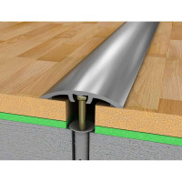 Порог одноуровневый алюминиевый Лука 31,2 мм, 0,9 м, декоративный, Ясень белый УТ000023197