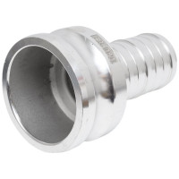 Камлок TITAN LOCK 3in типа E, ниппель с хвостовиком под рукав 2in, алюминий, TL3020EAL