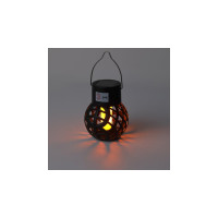 Садовый светильник ЭРА ERASF22-36 подвесной Лампочка орнамент, на солнечной батарее, 7 см, Б0053385