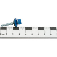 Кровельный саморез КРЕП-КОМП 4,8x29, RAL5005, насыщенный синий, 250 шт. ск295005кф