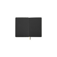 Блокнот BRAUBERG TOUCH А5 135x205 мм под кожу, 80 листов, линия, черный 113409