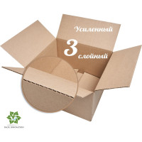 Картонная коробка PACK INNOVATION Гофрокороб 25x22x15.5 см, объем 8.5 л, 60 шт IP0GK00252215.5-60