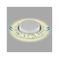 Встраиваемый светильник General Lighting Systems с подсветкой GX53, 123х45мм, светлая роза, IP20 GCL-GX53-H38-BL-3 661150