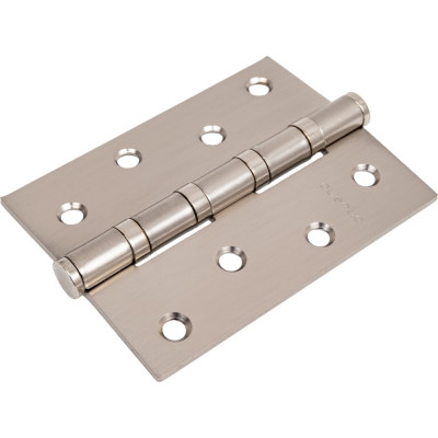 Стальная петля PUERTO 100х75х2.5, 4 кольца, плоский колпачок, никель супер матовый, 2 шт. IN100-4S FH MSN