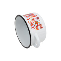 Цилиндрическая эмалированная кастрюля appetite Паприка 1.5 л 1с15с/1 Паприка