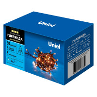 Гирлянда с контроллером Uniel UDL-S0500-050/DGA WARM WHITE, IP20, MINI UL-00007189