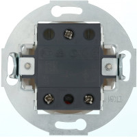 1-рычажковый переключатель LK Studio на 2 направления с индикатором (сх.6L) 16A 250B, белый, 880904-1