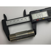 Удлинительный бочонок Профитт НР/НР 1/2" х 60 мм, никелированный 1647225