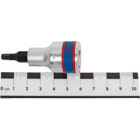 Насадка-бита торцевая с отверстием Torx T27, 60 мм, 1/2" KING TONY 402727