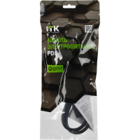 Кабель электропитания ITK PDU 3 м х 1.5 мм 1 м с разъемами С13-DIN49441 PC-C13D-1M