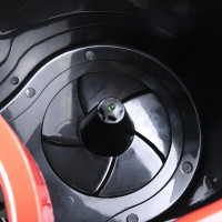 Швабра с отжимом и ведром LAIMA 7л/5л TONE MOP, две насадки в комплекте, черно-красный 607487