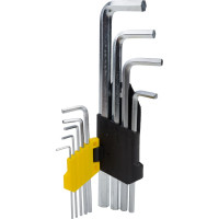 Набор шестигранных ключей БМ 1/16",5/64",3/32",1/8",5/32",3/16",1/4",5/16",3/8" 170212