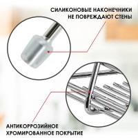 Прямоугольная полка на рейлинг Pomi d'Oro P280041 Railing