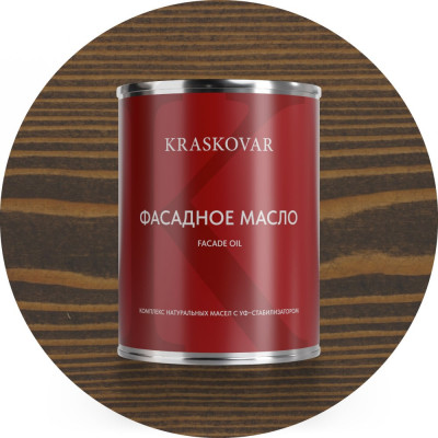 Масло фасадное Kraskovar Палисандр 0,75л 1228