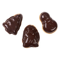 Силиконовая форма для пирожных S-Chief 302x260x25 см новогодняя - 6 ячеек 571380