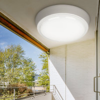 Светодиодный ЖКХ светильник ЭРА SPB-301-0-4K-15 IP40 15Вт 1200Лм 4000K круг накладной Б0055043