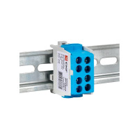 Распределительная клемма EKF КСР с двойным винтом 2x35/2x25 синяя PROxima ksr-2.35-2.25-blue