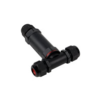 Кабельный коннектор EKF Т-образный (клеммник 5PIN) IP68 FreeTools plc-uac-cb5T