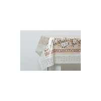 Прямоугольная скатерть Meiwa 122x152 см, белый, бежевый 5781