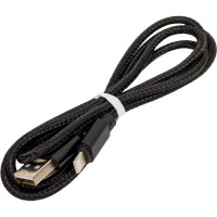 Кабель ENERGY ET-25 USB/Lightning, цвет - черный 104101