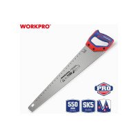Ножовка по дереву WORKPRO 550 мм, SK5, 7TPI WP215008