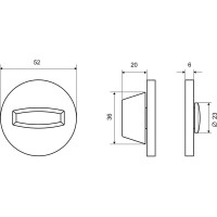Накладка фиксатор Palladium Z 110 BK GF СТ-00001457