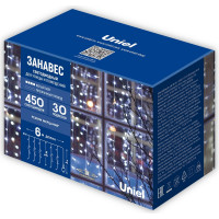 Светодиодный занавес с эффектом мерцания Uniel ULD-C6030-450/TTK WHITE IP44 UL-00009926