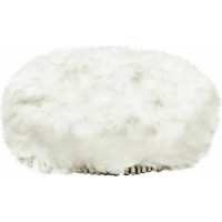 Насадка полировальная "под липучку" (125 мм; натуральная шерсть) vertextools 0096-125