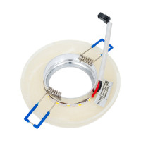 Встраиваемый светильник De Fran SMD/MR16 4000К хром прозрачный (CHCL) (15SMD 3Вт 330Лм), FT1022