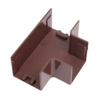 T-образный угол EKF PROxima Plast, под темное дерево 4шт tchd-25-25x4
