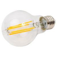 Светодиодная филаментная лампа ЮПИТЕР E27 А60 8 Вт 3000К JP6001-03