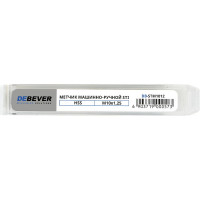 Метчик Debever Machining Solutions HSS м/р под резьбовые вставки системы STI М10x1,25 DB-STM1012