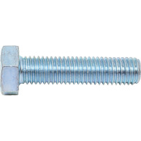 Болт МЕТАЛЛСЕРВИС М12x50, DIN 933, с полной резьбой, цинк, 10 шт. 1239020